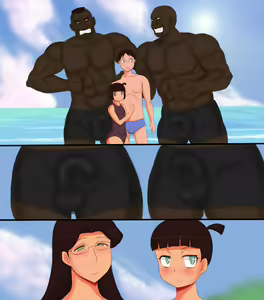 Page 33 of Haha to Imouto to Kokujin Seinen - preview thumbnail