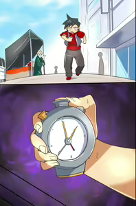 Page 45 of Time Stop! Jikan wo Tomerareta Watashi-tachi no Unmei - preview thumbnail
