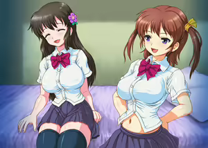 Page 8 of Namaiki Kyonyuu Imouto to Bakunyuu Shinyuu ni Hangyakushi Seishiiku suru Kimo Aniki - preview thumbnail