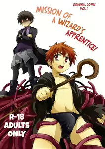 Minarai Majutsushi no Ninmu! | Mission of a Wizard's Apprentice! (decensored) — hentai manga cover on Fhentai
