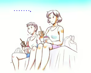 Page 56 of Mama Shot-ime - Manatsu no Pool Hen - preview thumbnail