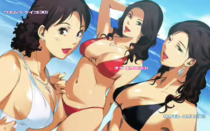 Page 3 of Hiwai Mousou ~Beach de Bitch na Mama-sans~ - preview thumbnail