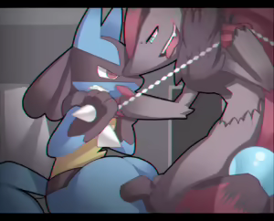 Page 3 of Zoroark x Lucario - preview thumbnail
