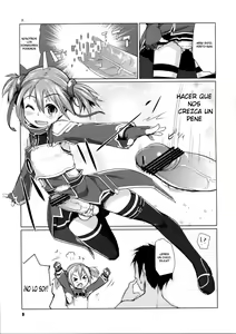 Page 8 of Silica-chan ni Oshiri Ijirareru Hon | Silica-chan jugando con tu culo - preview thumbnail