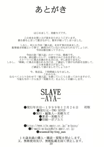Page 29 of SLAVE - preview thumbnail
