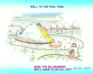 Page 4 of Mama Shot-ime - Manatsu no Pool Hen | Midsummer at the Pool - preview thumbnail