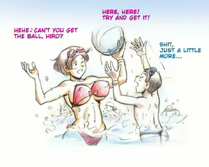 Page 8 of Mama Shot-ime - Manatsu no Pool Hen | Midsummer at the Pool - preview thumbnail