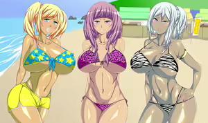 Page 264 of Kasshoku Gal The Beach!! - preview thumbnail