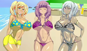 Page 282 of Kasshoku Gal The Beach!! - preview thumbnail