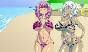 Page 308 of Kasshoku Gal The Beach!! - preview thumbnail