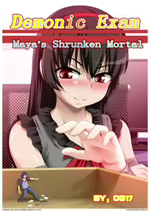 Demonic exam 1 Maya's Shrunken Mortal — hentai manga cover on Fhentai
