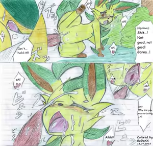Page 11 of Leafeon X Quilava - preview thumbnail