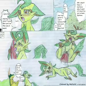 Page 2 of Leafeon X Quilava - preview thumbnail