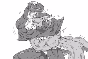 Page 4 of Dragoness catfight - preview thumbnail