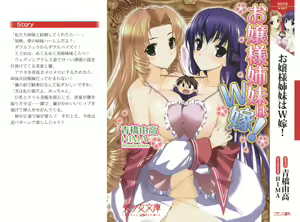 Ojou-sama Shimai wa W Yome! - hentai manga cover image