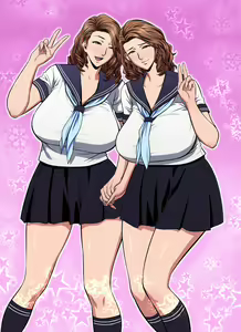 Page 23 of twin Milf Color Page Hokan Pack - preview thumbnail