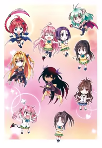 Page 64 of To Love-Ru -Trouble- Darkness Artbook Harem Gold - preview thumbnail